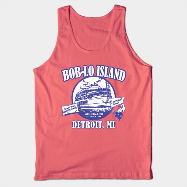 Boblo Island, Detroit MI (vintage distressed look) Tank Top by robotface